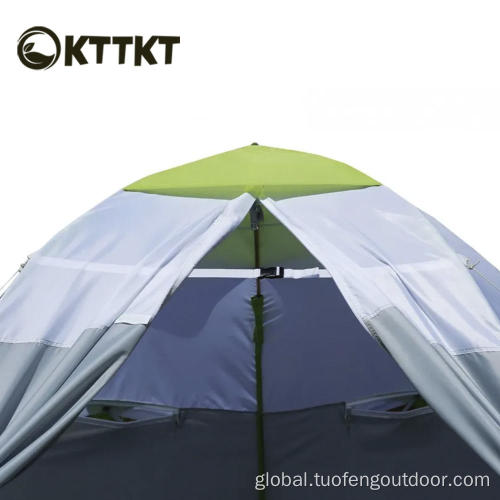 4.9kg Light green Camping trekking double tent